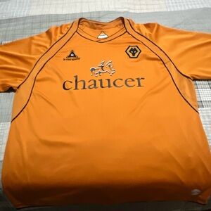 Le Coq Sportif Orange Football Shirt